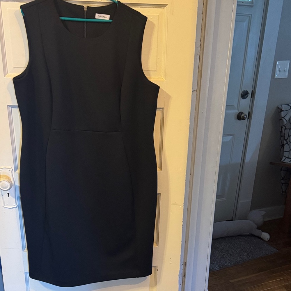 Calvin Klein Black Pencil Dress 22W